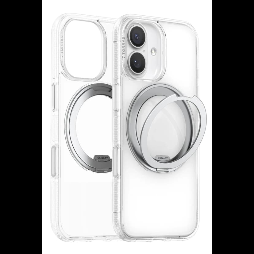 Torras Apple iPhone 17 O Stand R Fitness Serisi Magsafe Kılıf - Şeffaf