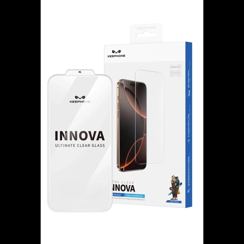 Keephone Apple iPhone 15 Pro Max Innova HD Cam Ekran Koruyucu - Şeffaf