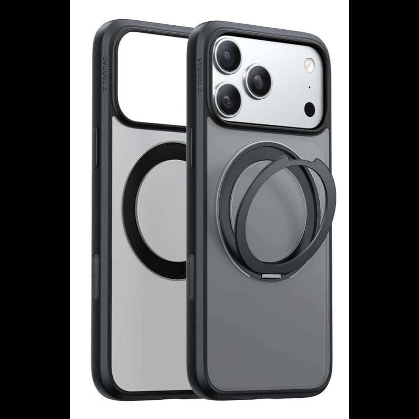Torras Apple iPhone 17 Pro O Stand Pro Serisi Magsafe Kılıf - Siyah