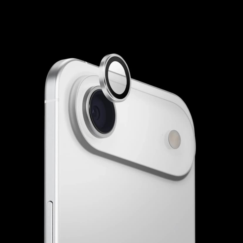 Uniq Apple iPhone 17 Air Optix Alüminyum Kamera Lens Koruyucu - Gümüş