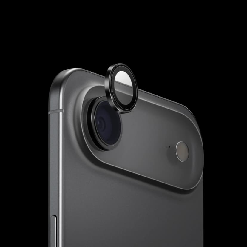 Uniq Apple iPhone 17 Air Optix Alüminyum Kamera Lens Koruyucu - Siyah