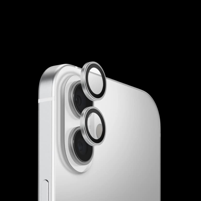 Uniq Apple iPhone 17 Optix Alüminyum Kamera Lens Koruyucu - Gümüş