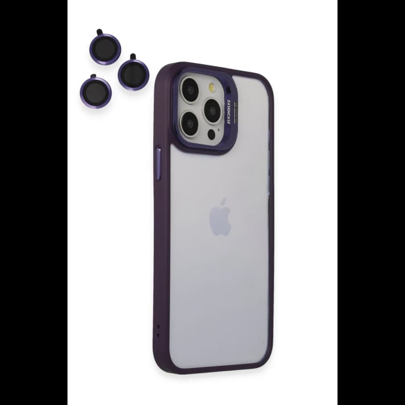 Joko Apple iPhone 14 Pro Kılıf Roblox Lens Standlı Kapak - Mor