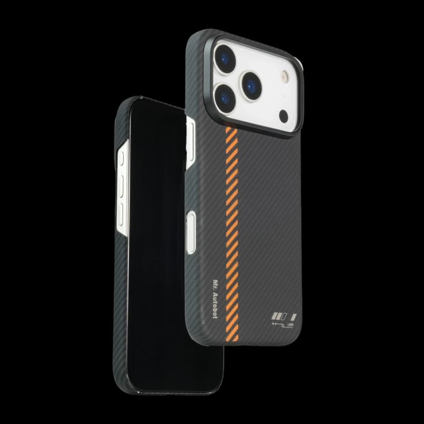 URR Apple iPhone 17 Pro Pure Kevlar Magsafe Kapak - Turuncu
