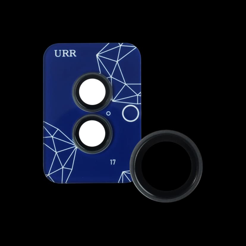 URR Apple iPhone 17 Sapphire PVDSS Kamera Lens Koruyucu - Siyah