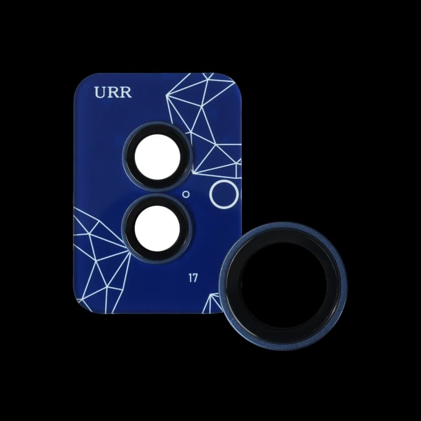 URR Apple iPhone 17 Sapphire PVDSS Kamera Lens Koruyucu - Lacivert