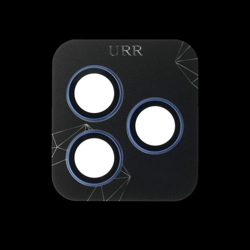 URR Apple iPhone 17 Pro Max Titanium Alloy AR Kamera Lens Koruyucu - Lacivert