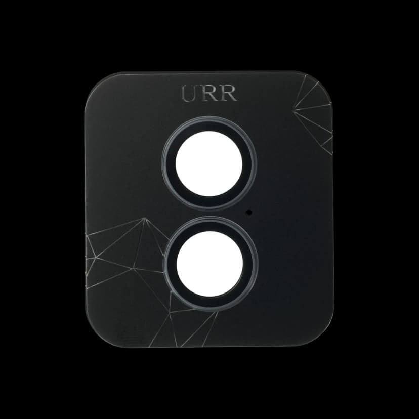 URR Apple iPhone 17 Titanium Alloy AR Kamera Lens Koruyucu - Siyah