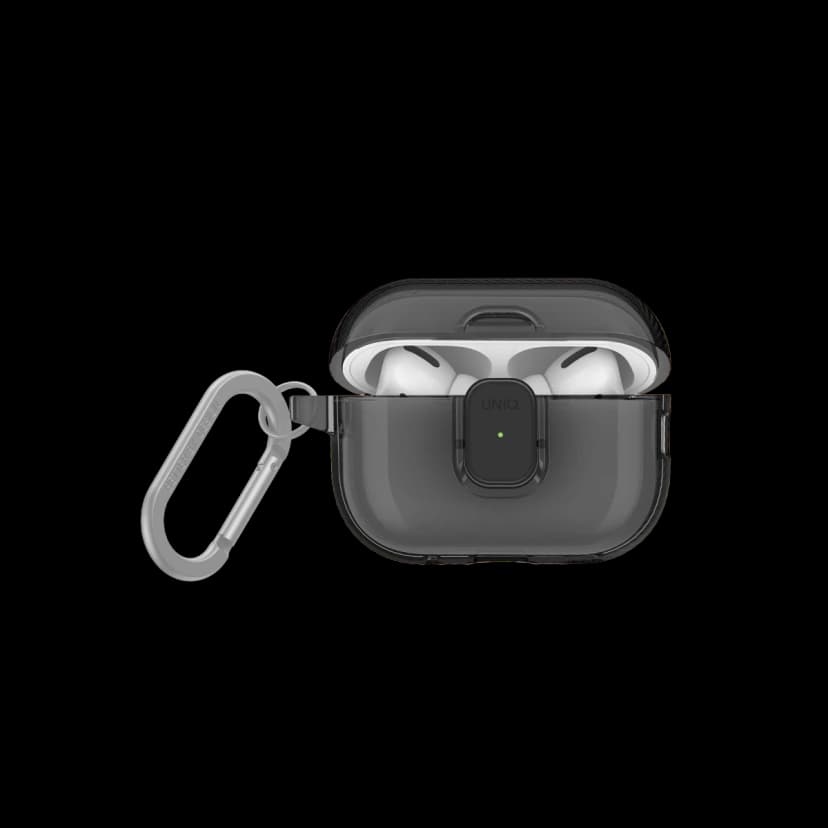 Uniq Apple Airpods Pro 2 (2.nesil) Glase Pro Kilitli Kılıf - Füme
