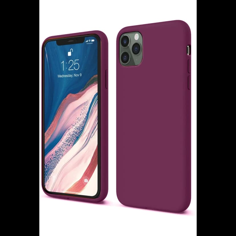 Newface Apple iPhone 11 Pro Kılıf First Silikon - Mürdüm