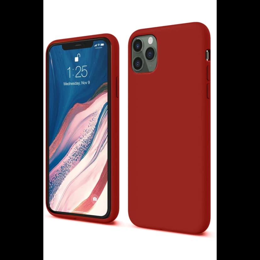 Newface Apple iPhone 11 Pro Kılıf First Silikon - Bordo