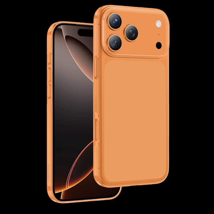 Keephone Apple iPhone 17 Pro X-Crystal Slim Kılıf - Turuncu