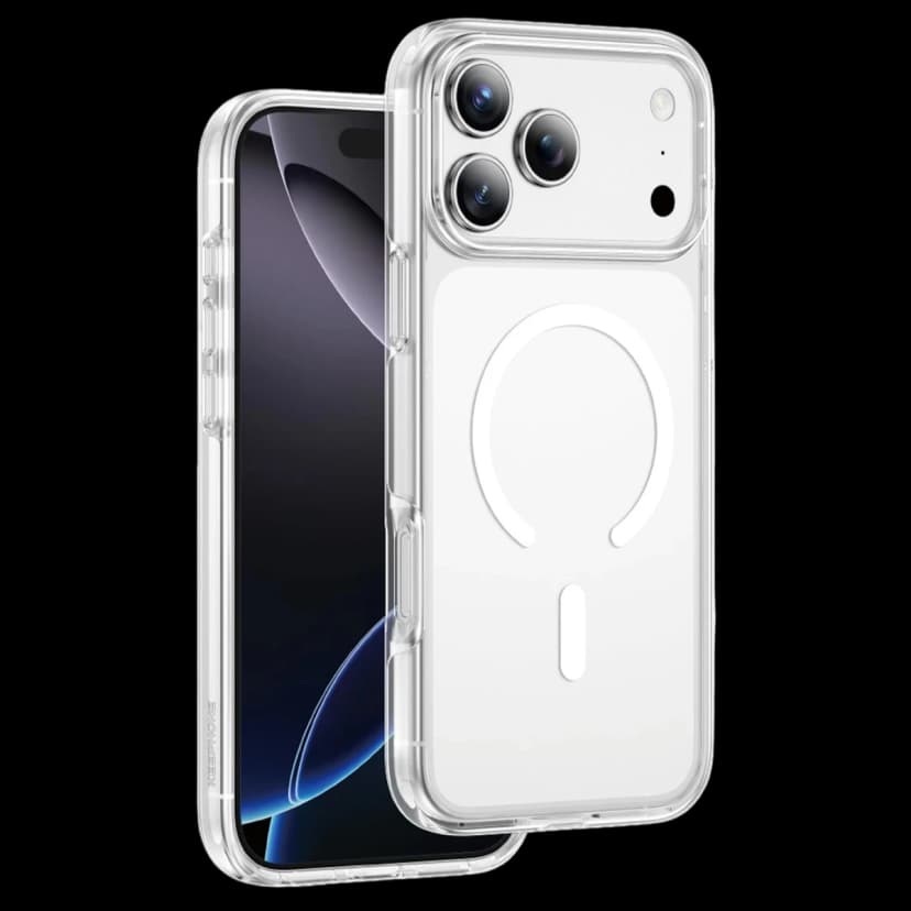 Keephone Apple iPhone 17 Pro Non Yellow Şeffaf Magsafe Kılıf - Şeffaf