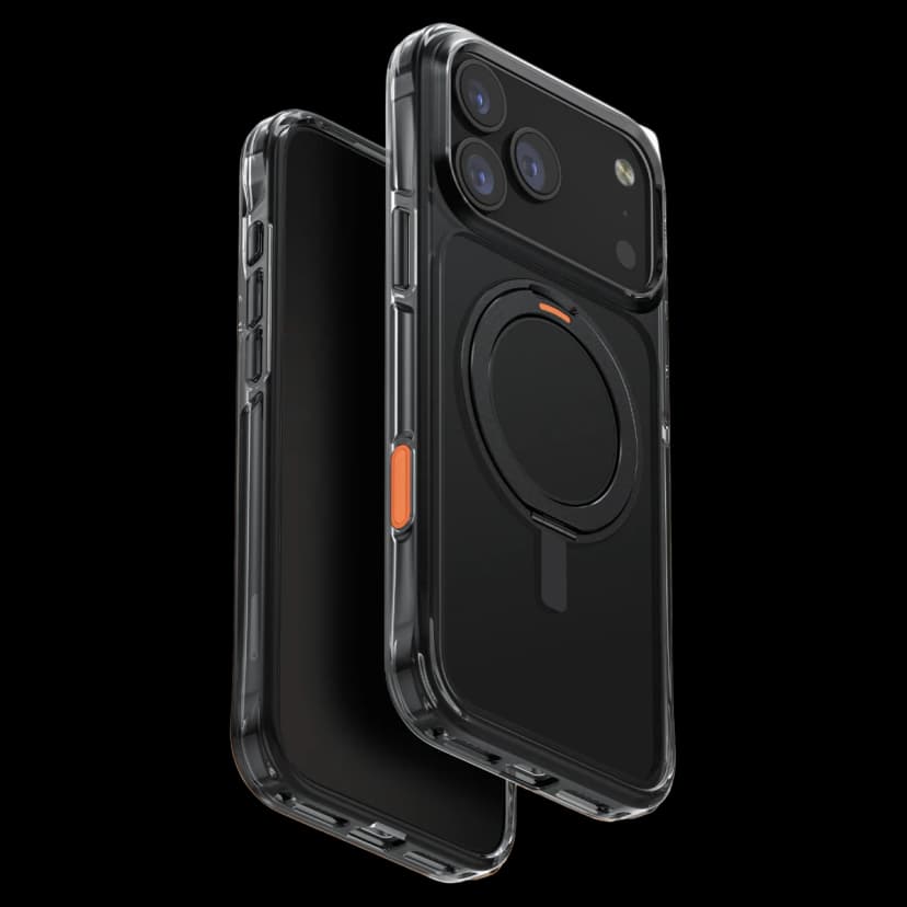 Uniq Apple iPhone 17 Pro Max Swivix Rotating Kickstand Kapak - Siyah