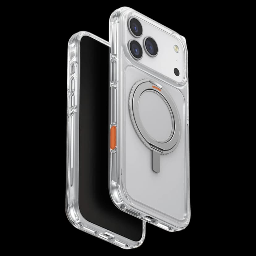 Uniq Apple iPhone 17 Pro Swivix Rotating Kickstand Kapak - Şeffaf