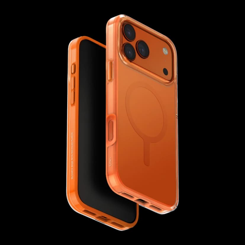 Uniq Apple iPhone 17 Pro Clario Magsafe Kapak - Turuncu