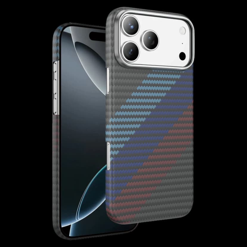 Keephone Apple iPhone 17 Pro Kevlar Woven Magsafe Kılıf - Siyah