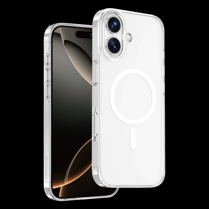 Keephone Apple iPhone 17 Glaze Magsafe Kapak - Şeffaf