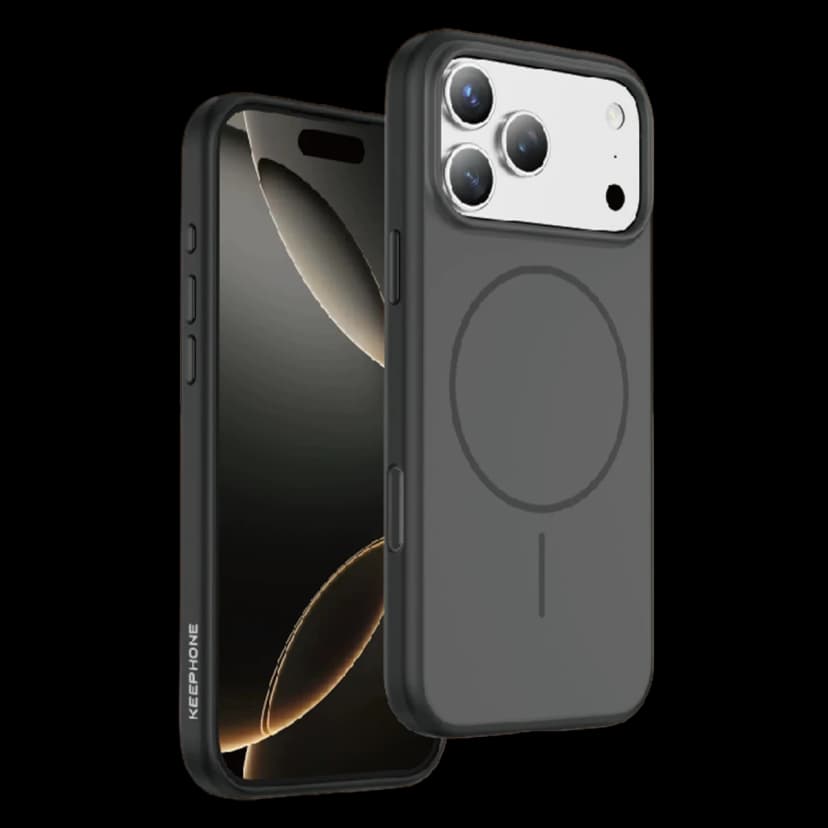 Keephone Apple iPhone 17 Pro Sumee Magsafe Kapak - Siyah