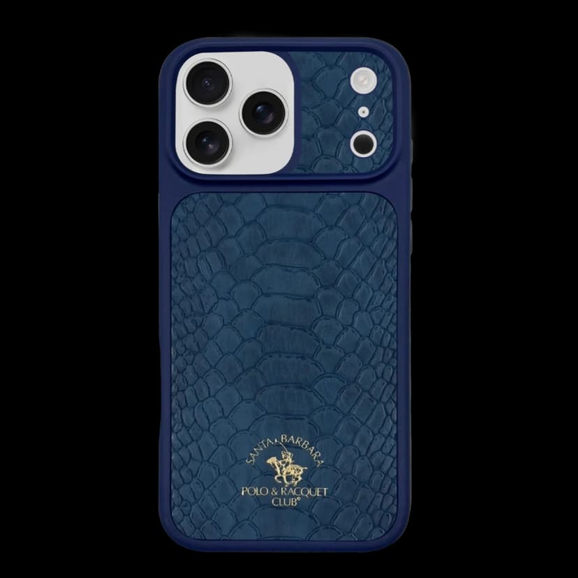 Santa Barbara Polo Racquet Club Apple iPhone 17 Pro Max Knight Deri Kapak - Lacivert