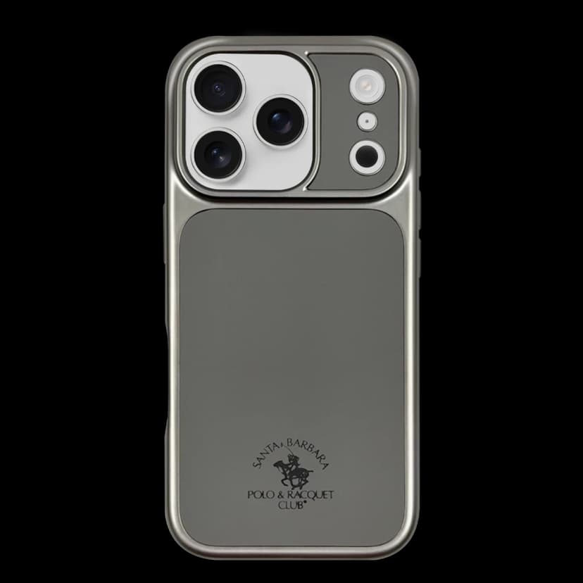 Santa Barbara Polo Racquet Club Apple iPhone 17 Pro Max Lucas Kapak - Gümüş