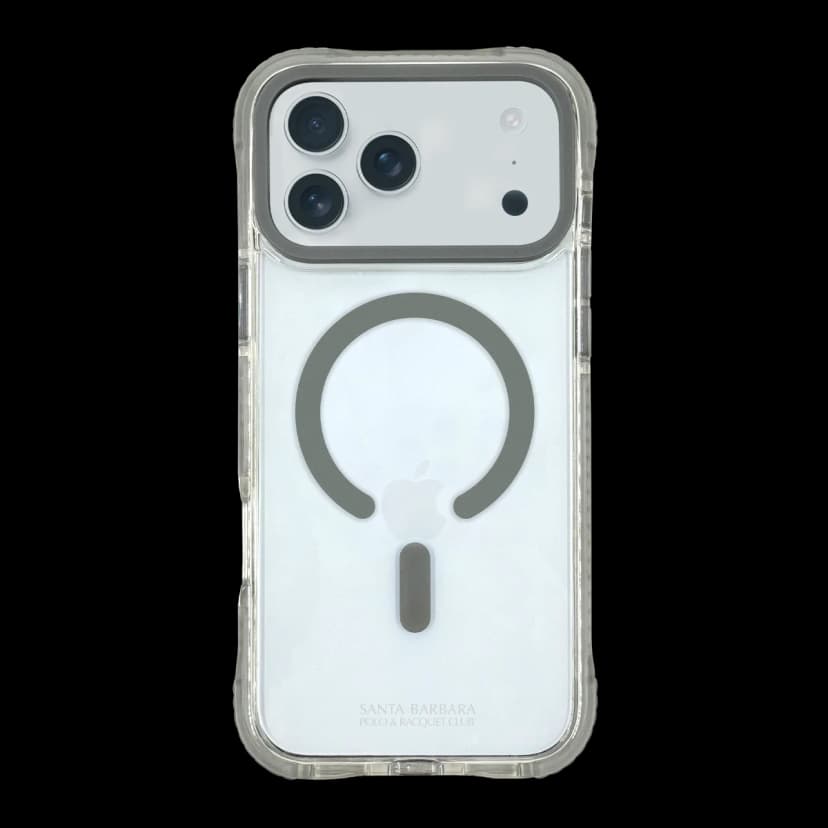 Santa Barbara Polo Racquet Club Apple iPhone 17 Pro Max Rebecca Magsafe Kapak - Koyu Gri