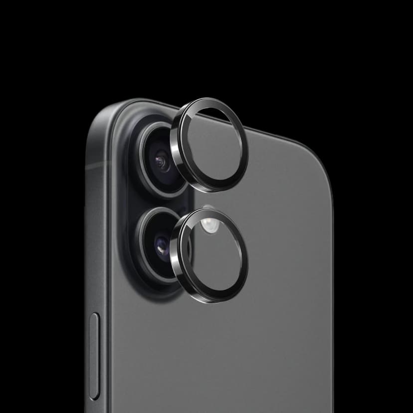 Keephone Apple iPhone 17 Sapphire PVD Kamera Lens - Siyah