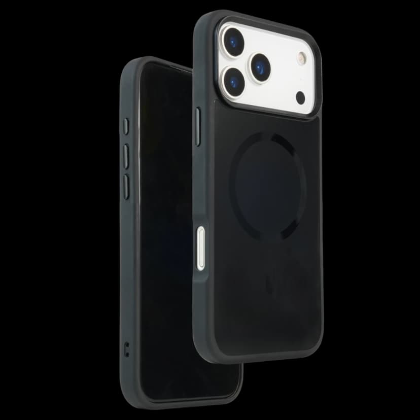 URR Apple iPhone 17 Pro IRIS Matte Pure Glass Magsafe Kapak - Siyah