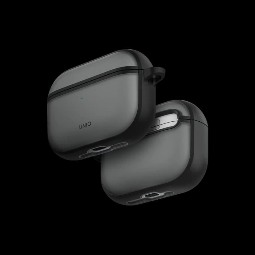 Uniq Apple Airpods Pro 3 (3.nesil) Veren Frosted Hang Kılıf - Siyah