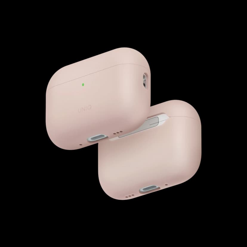 Uniq Apple Airpods Pro 3 (3.nesil) Lino Silikon Kılıf - Pembe