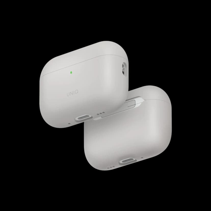 Uniq Apple Airpods Pro 3 (3.nesil) Lino Silikon Kılıf - Bej