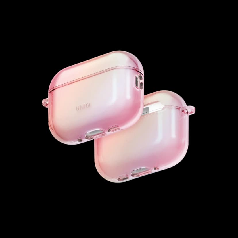 Uniq Apple Airpods Pro 3 (3.nesil) Iridescia Hang Kılıf - Pembe