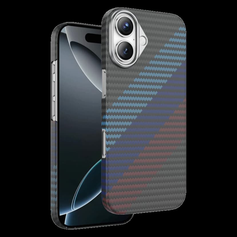Keephone Apple iPhone 17 Kevlar Woven Magsafe Kılıf - Siyah