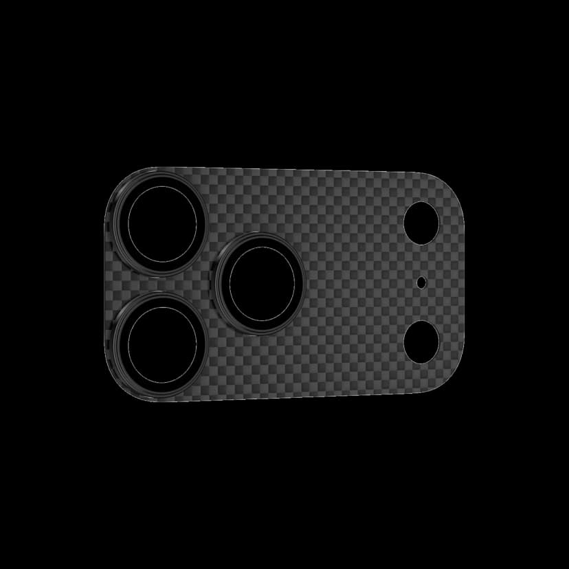 Keephone Apple iPhone 17 Pro Max Kevlar Kamera Lens - Siyah