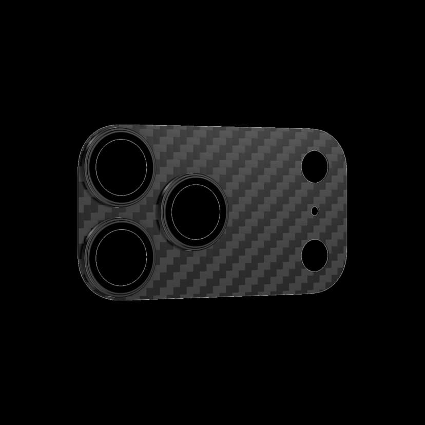 Keephone Apple iPhone 17 Pro Max Kevlar Kamera Lens - Siyah 2