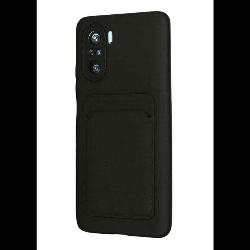 Newface Xiaomi Poco F3 Kılıf Kelvin Kartvizitli Silikon - Siyah