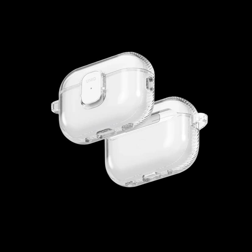 Uniq Apple Airpods Pro 3 (3.nesil) Glase Pro Kilitli Kılıf - Şeffaf