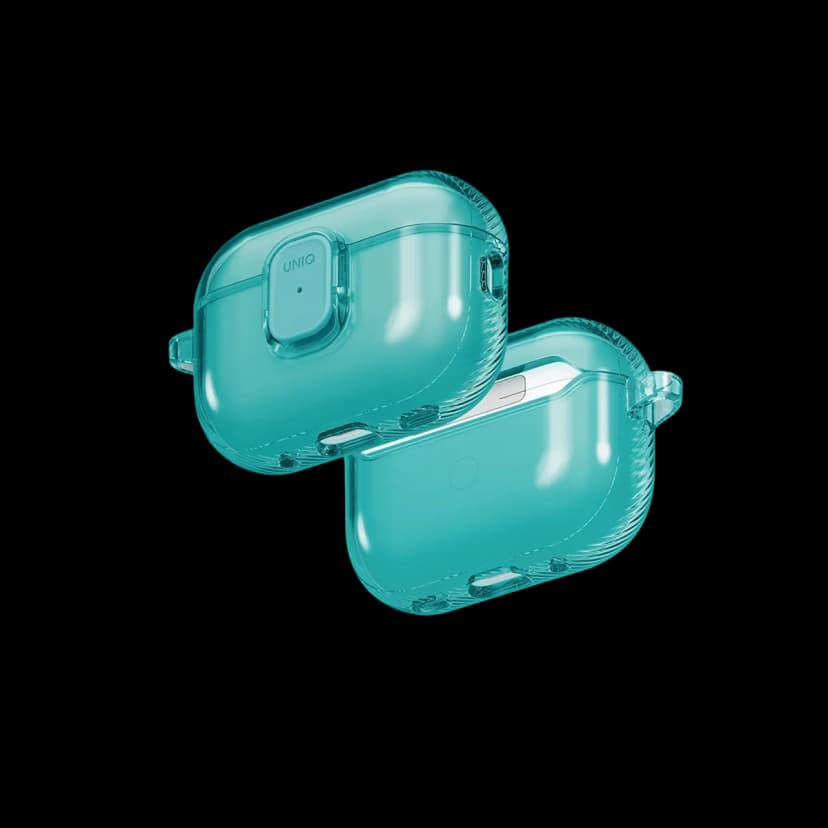Uniq Apple Airpods Pro 3 (3.nesil) Glase Pro Kilitli Kılıf - Turkuaz
