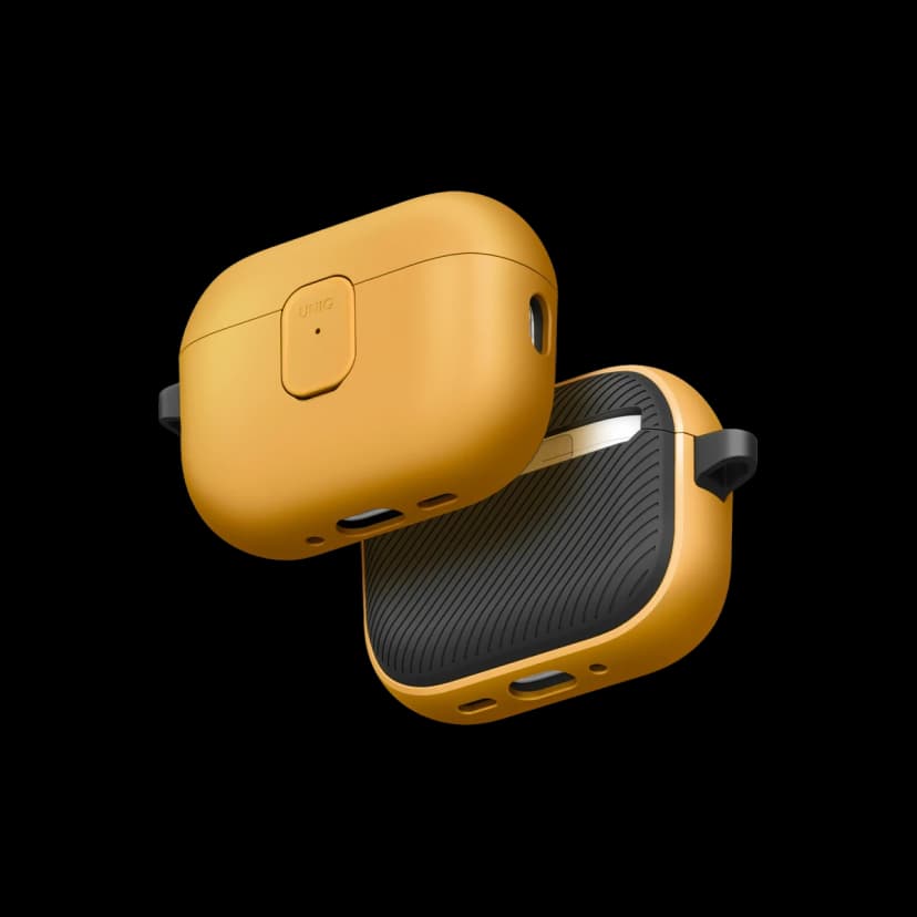 Uniq Apple Airpods Pro 3 (3.nesil) Clyde Kilitli Kılıf - Sarı
