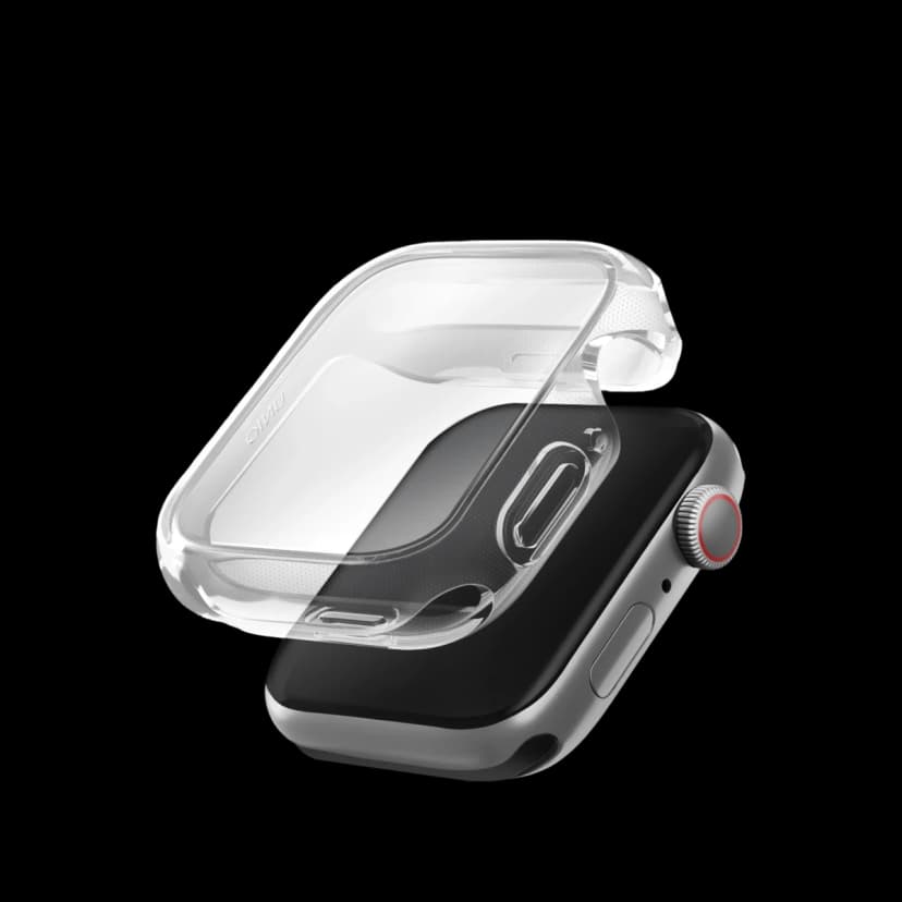 Uniq Apple Watch SE (3.Nesil) 40mm Garde Kasa Cam Ekran Koruyucu - Şeffaf