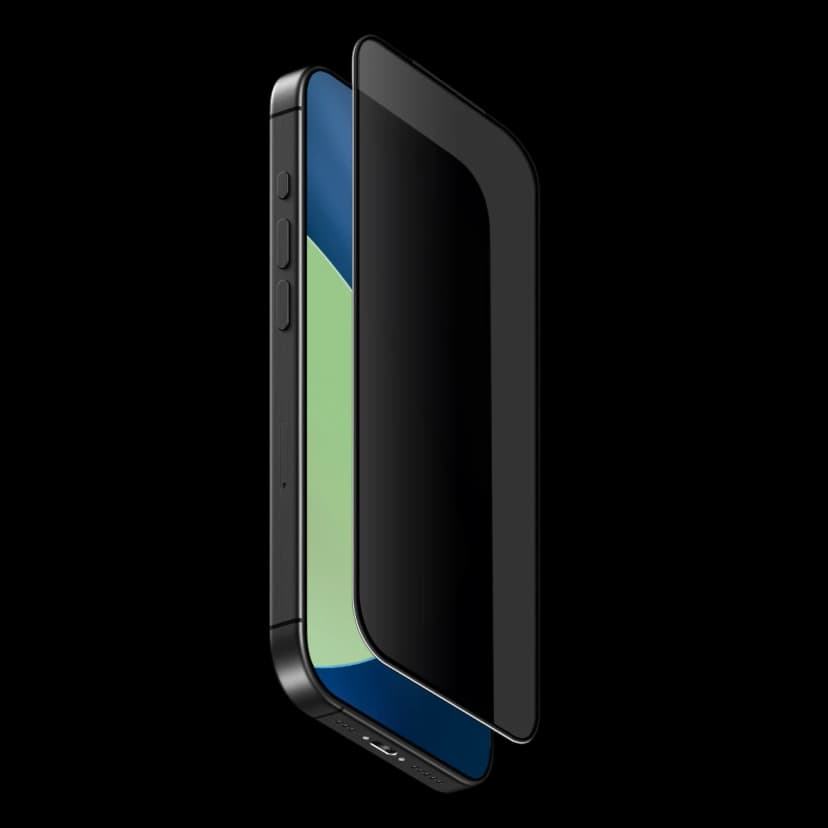Uniq Apple iPhone 17 Optix Covex Hayalet Cam Ekran Koruyucu - Siyah