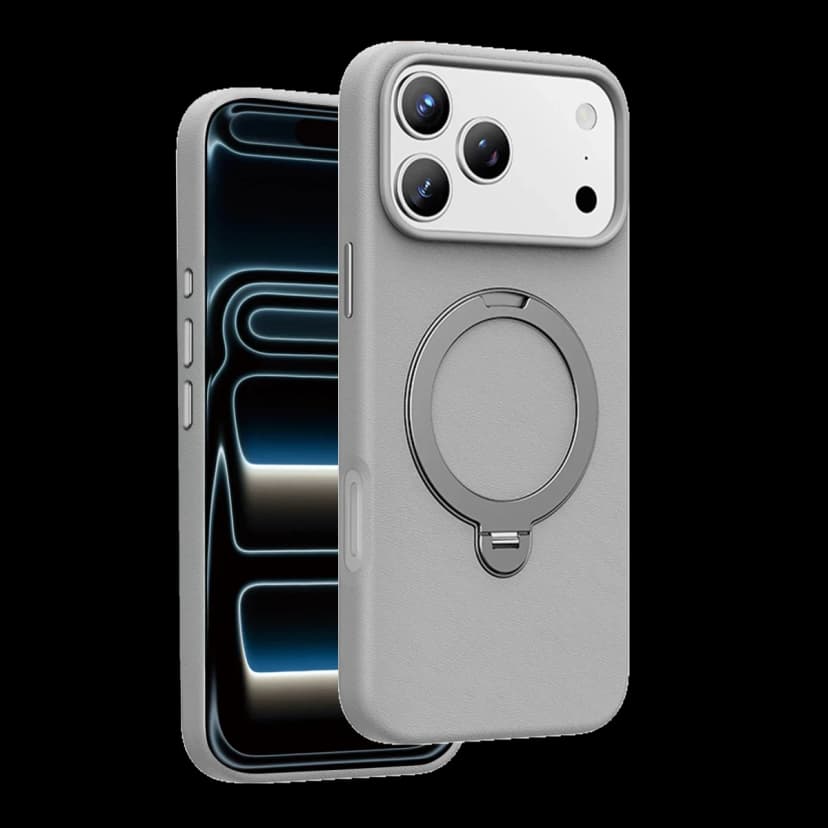Keephone Apple iPhone 17 Pro Mehold Standlı Magsafe Kapak - Gri