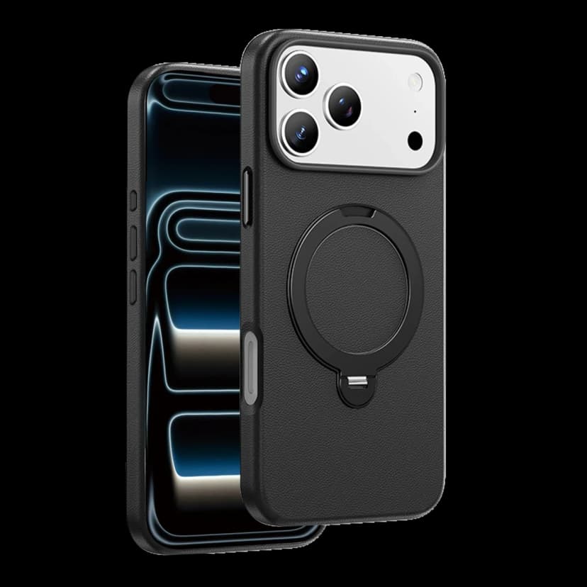 Keephone Apple iPhone 17 Pro Mehold Standlı Magsafe Kapak - Siyah