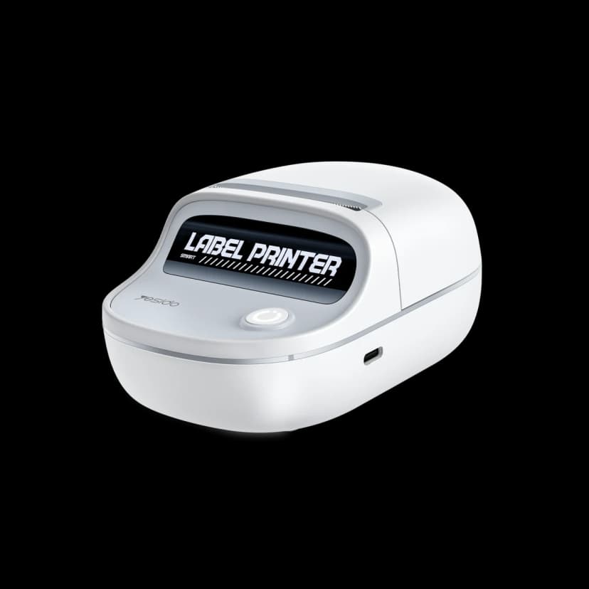 Yesido SP10 Bluetooth Destekli Taşınabilir Termal Etiket ve Barkod Yazıcı - Siyah