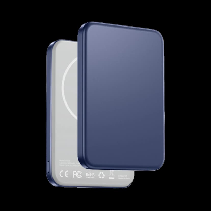 Keephone PB59 Glossey 5.000 mAh 20W Type-C ve 15W Kablosuz Şarj Destekli Magsafe Powerbank - Lacivert