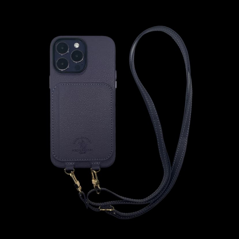 Santa Barbara Polo Racquet Club Apple iPhone 14 Pro Max Knhn Kapak - Mor
