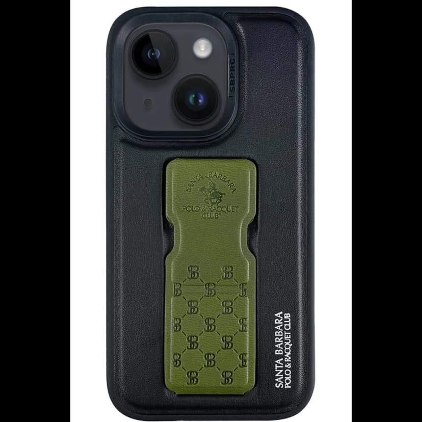 Santa Barbara Polo Racquet Club Apple iPhone 13 Parker Stand Kapak - Yeşil