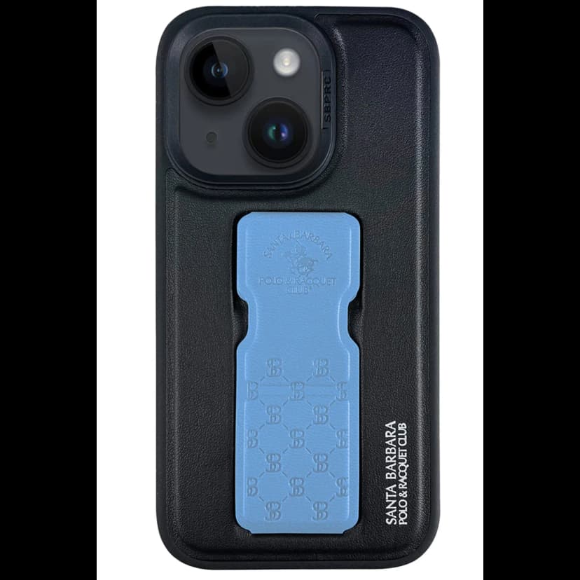 Santa Barbara Polo Racquet Club Apple iPhone 13 Parker Stand Kapak - Mavi
