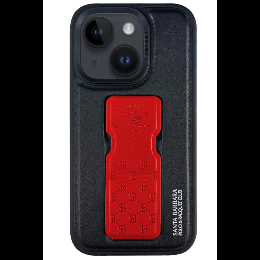 Santa Barbara Polo Racquet Club Apple iPhone 13 Parker Stand Kapak - Kırmızı