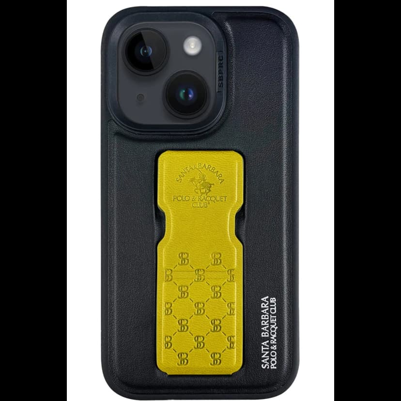 Santa Barbara Polo Racquet Club Apple iPhone 13 Parker Stand Kapak - Sarı
